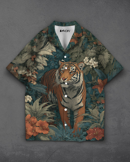 Hawaiian Shirt with Cuban Collar #930