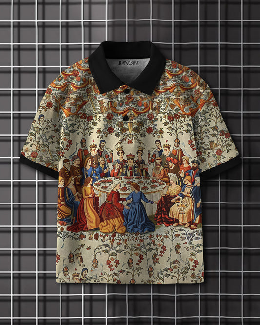 Printed Polo T-shirt #884