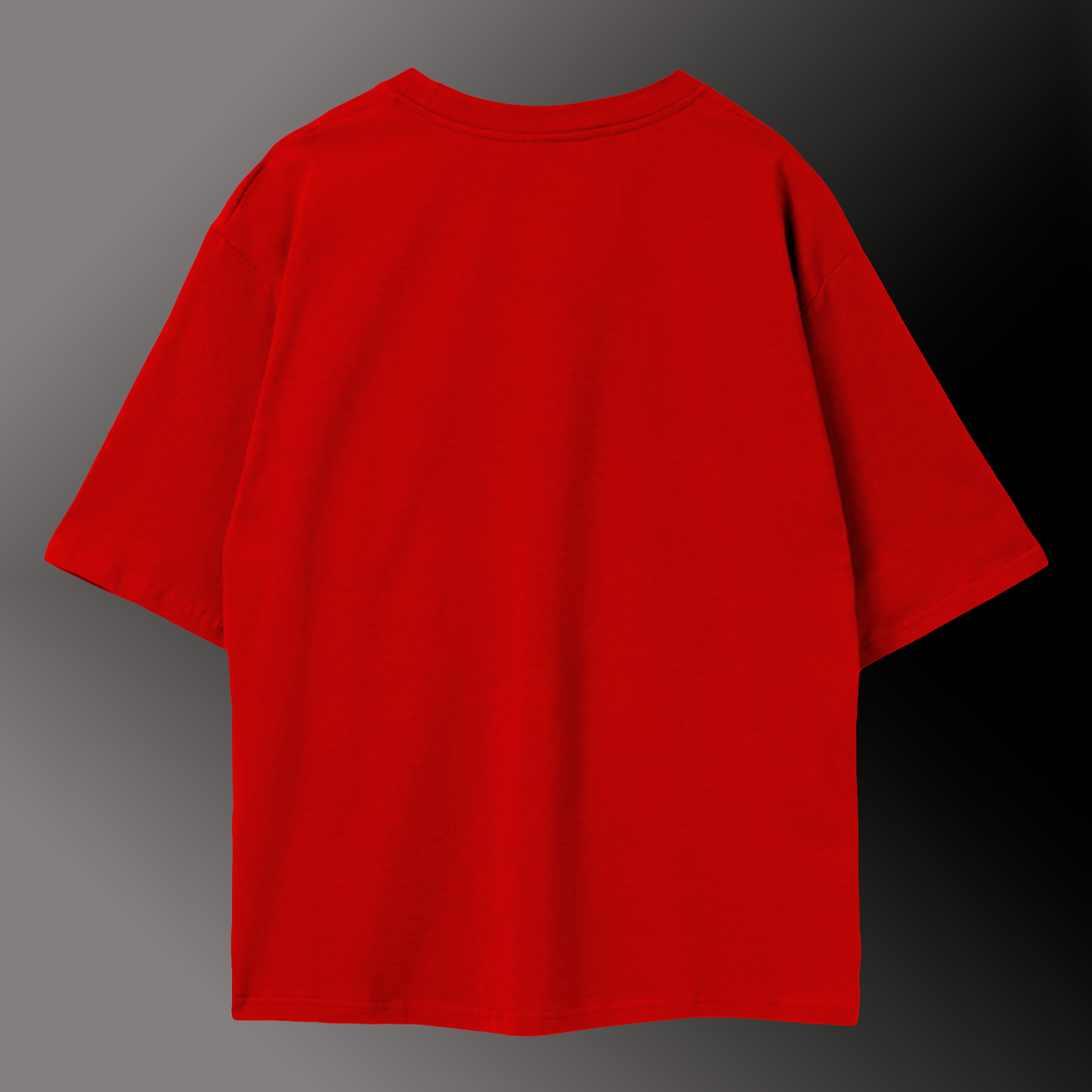 Scarlet Red Oversized Tee in 100% Organic Cotton #426