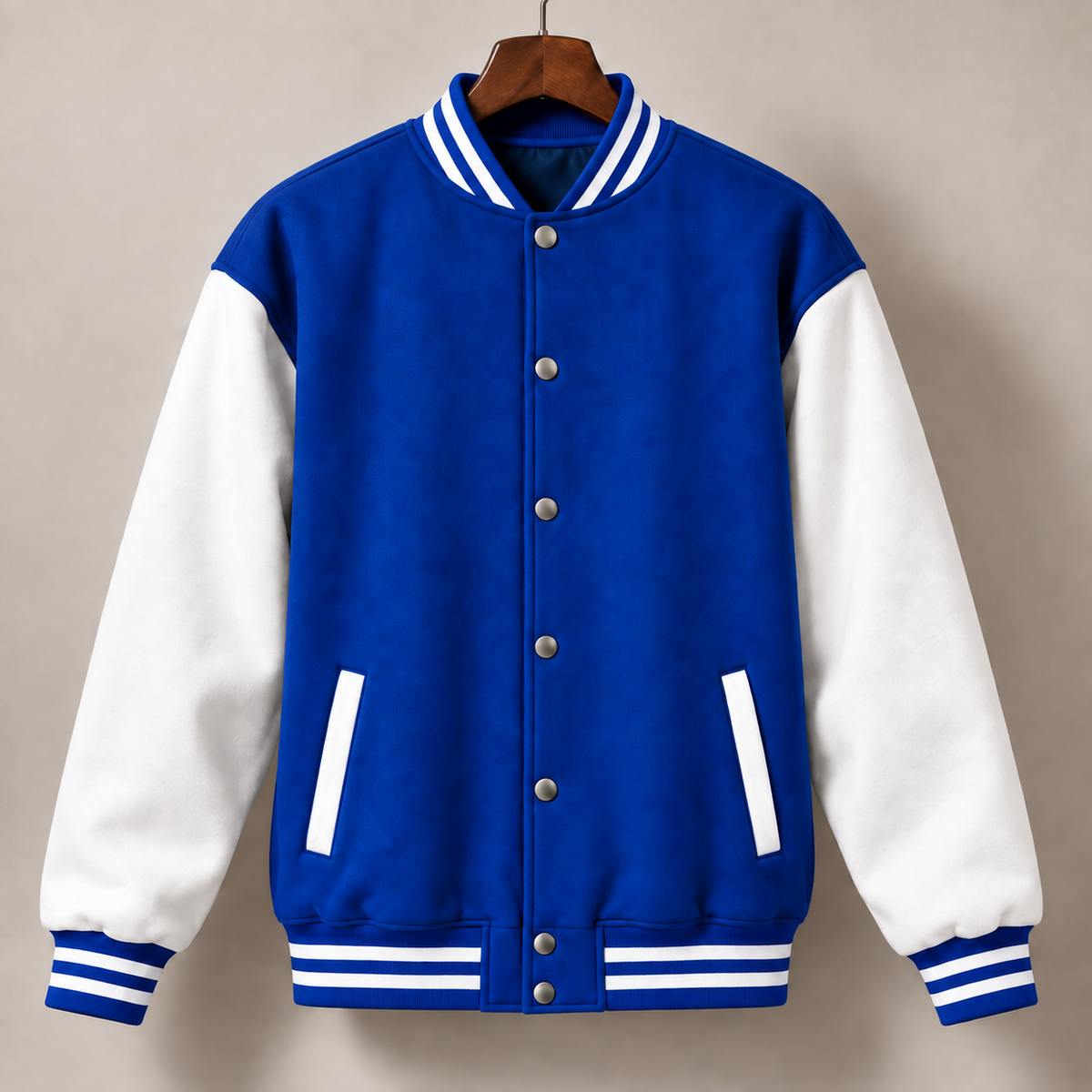 Men's Varsity Jacket (Royal Blue) #1333