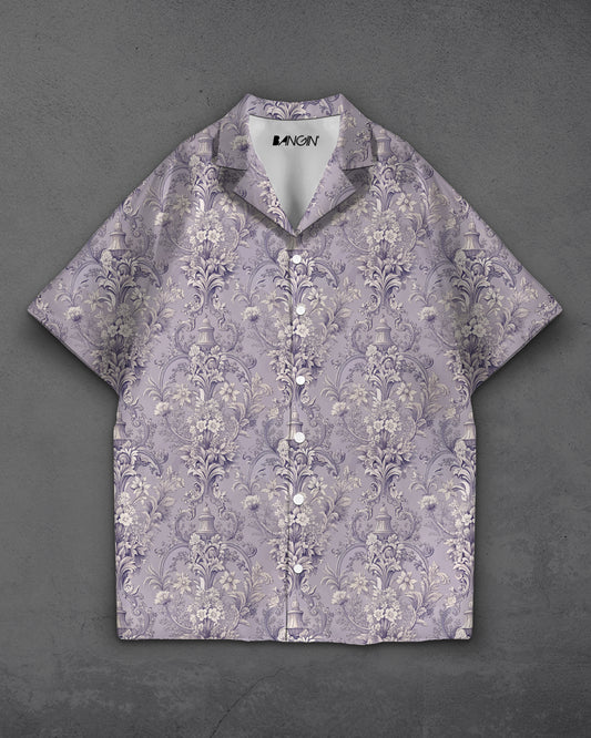 Hawaiian Shirt with Cuban Collar #864