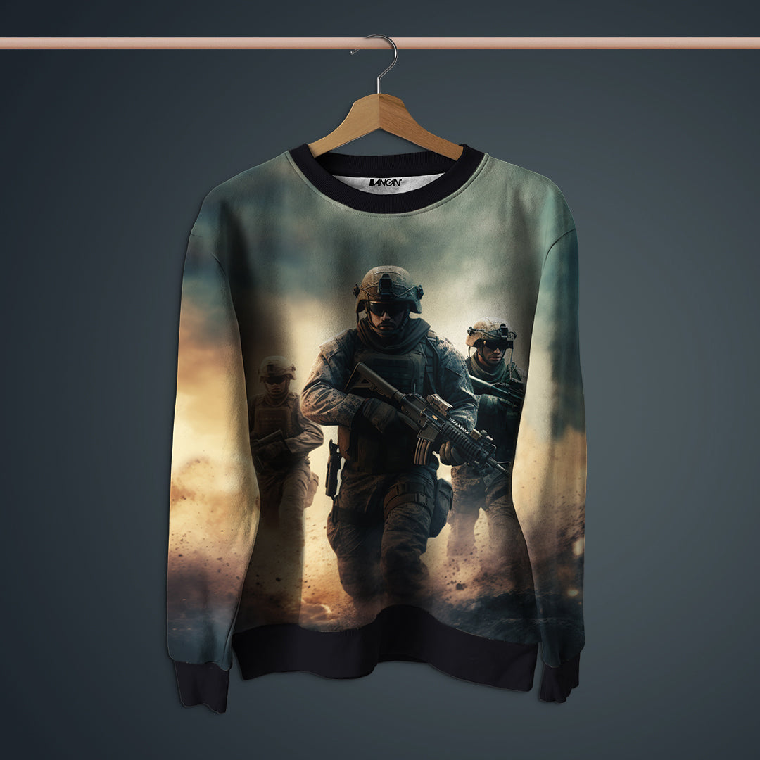 Lightweight Printed Sweatshirt #495