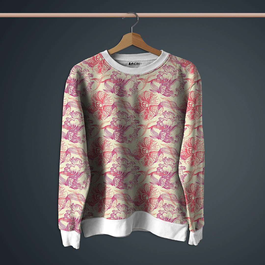 Lightweight Printed Sweatshirt #197