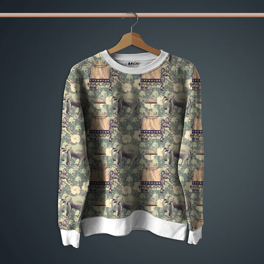 Lightweight Printed Sweatshirt #198