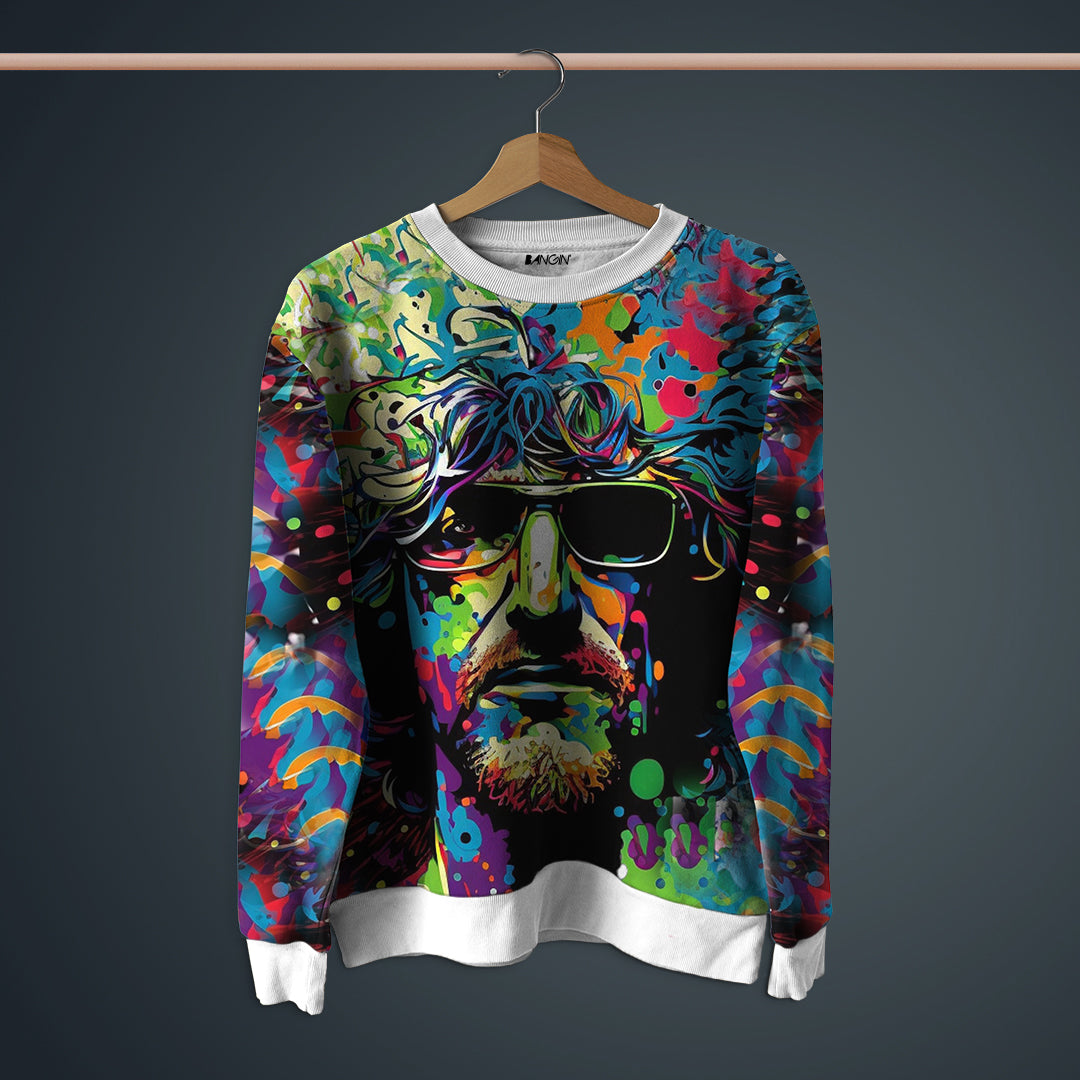 Lightweight Printed Sweatshirt #496