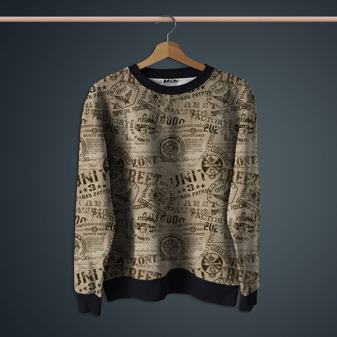 Lightweight Printed Sweatshirt #193