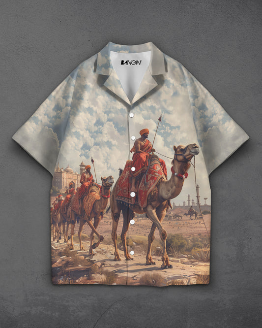 Hawaiian Shirt with Cuban Collar #301