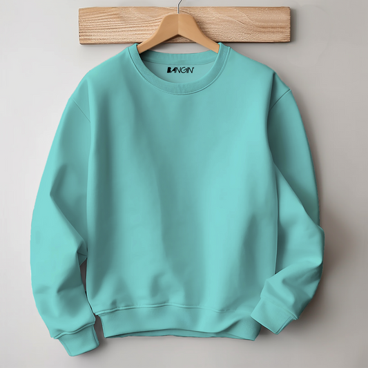 100% Premium Quality Cotton Sweatshirt (Blue) #548