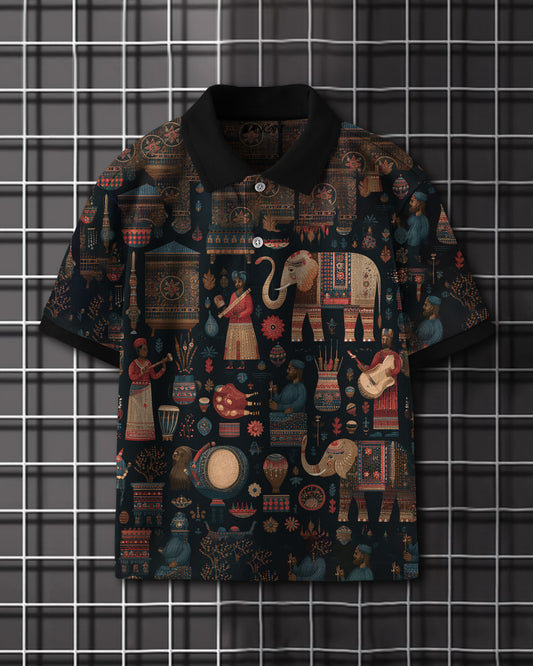 Printed Polo T-shirt #938
