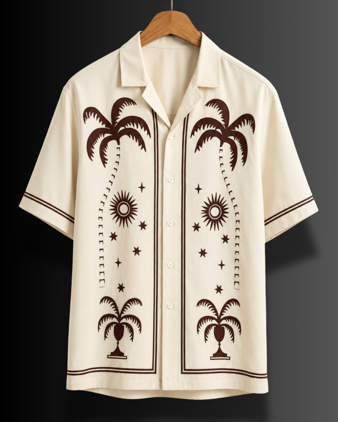 Embroidered Shirt for Men (100% Cotton) #1157