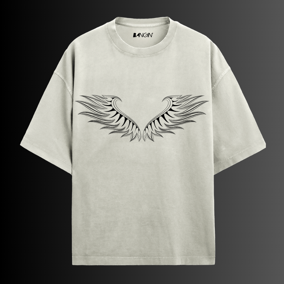 French Terry Heavy-Gauge Oversized Tee (100% Cotton) #870