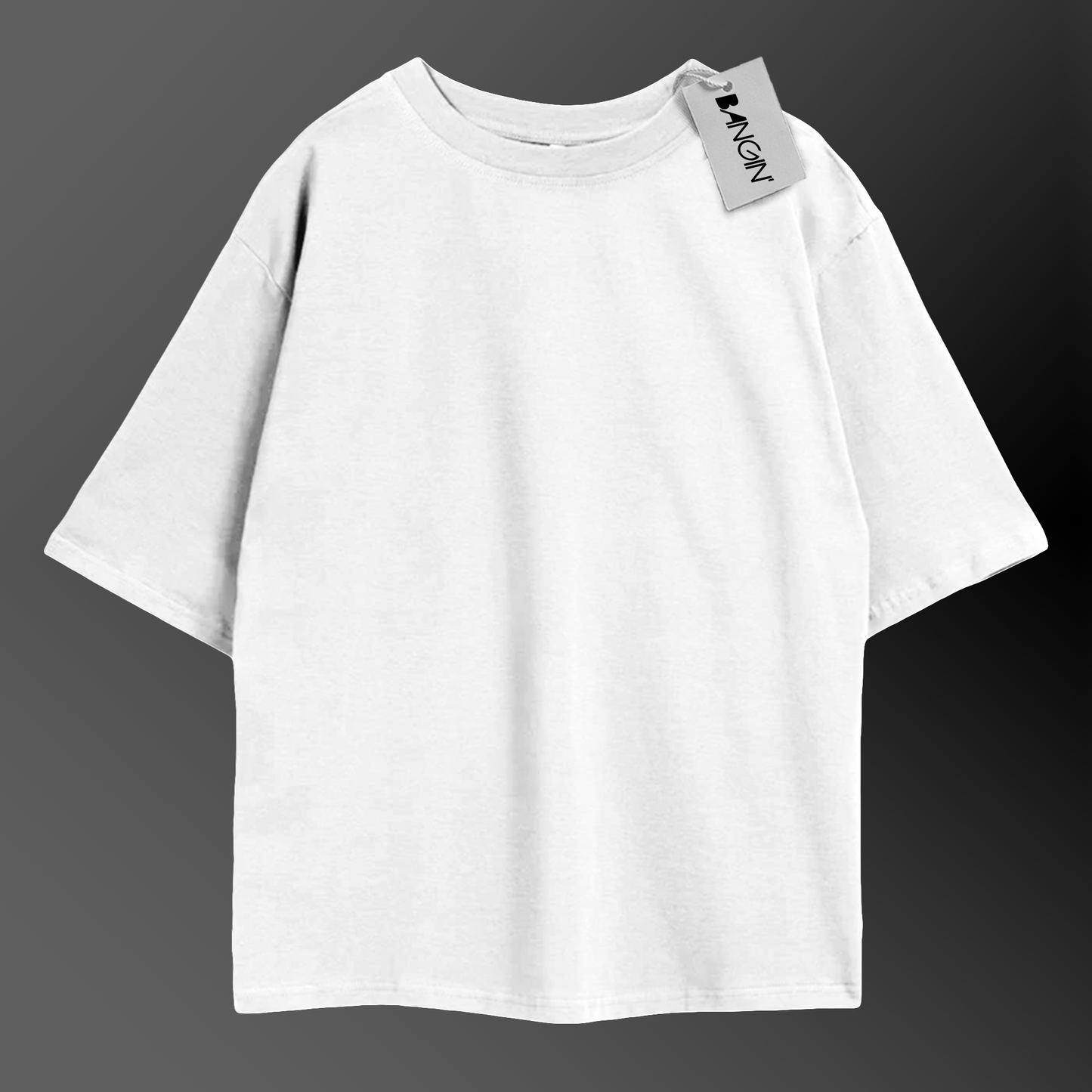 Printed Oversized Tee in Heavy GSM Cotton #438
