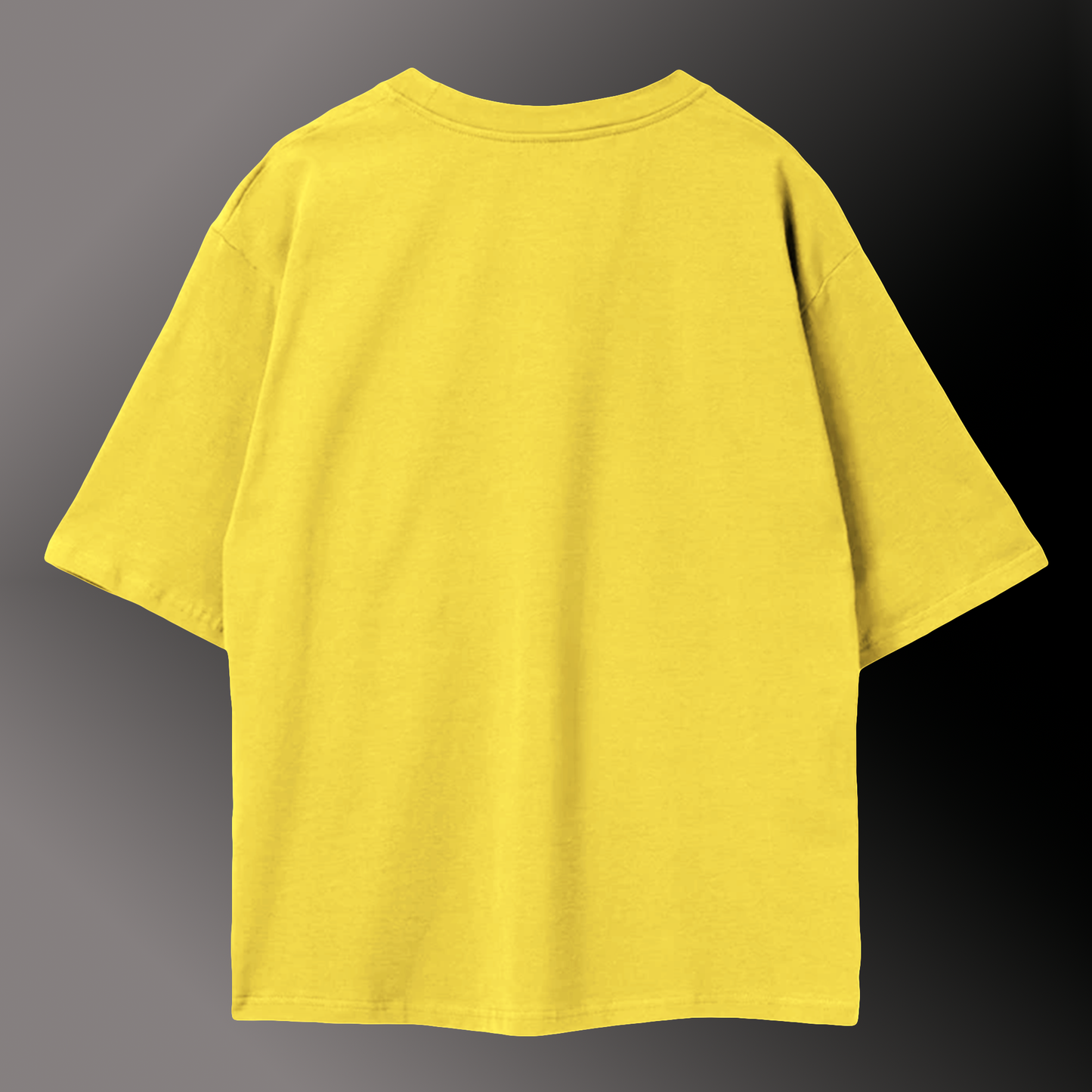 Canary Yellow Oversized Tee in 100% Organic Cotton #425