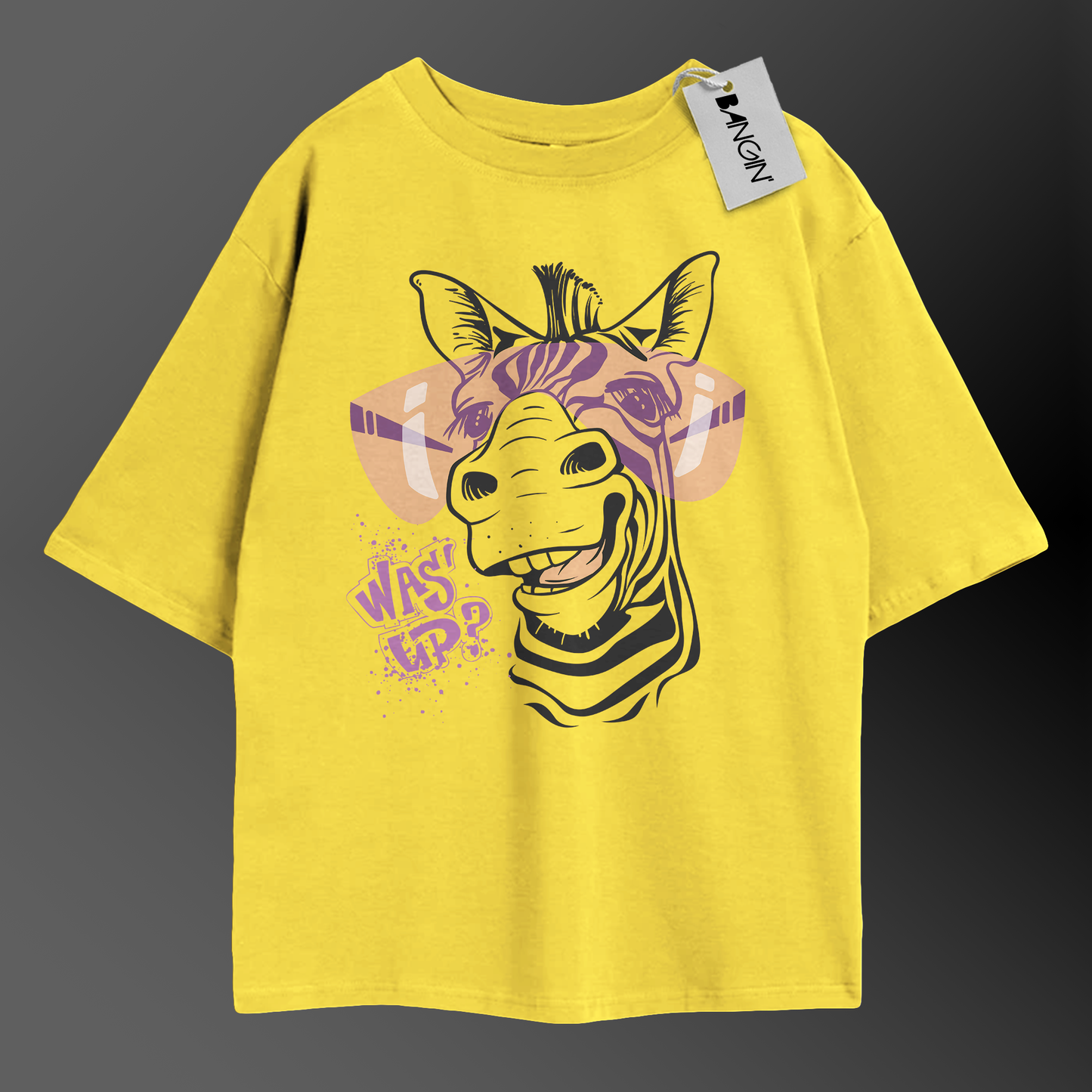 Printed Oversized Tee in 100% Organic Cotton #439