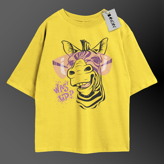 Printed Oversized Tee in 100% Organic Cotton #439