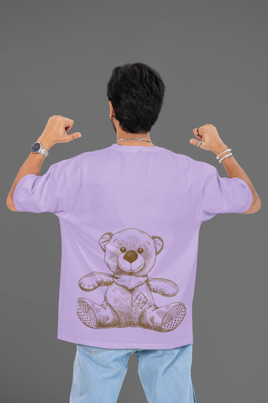 Printed Oversized Tee in 100% Organic Cotton #635