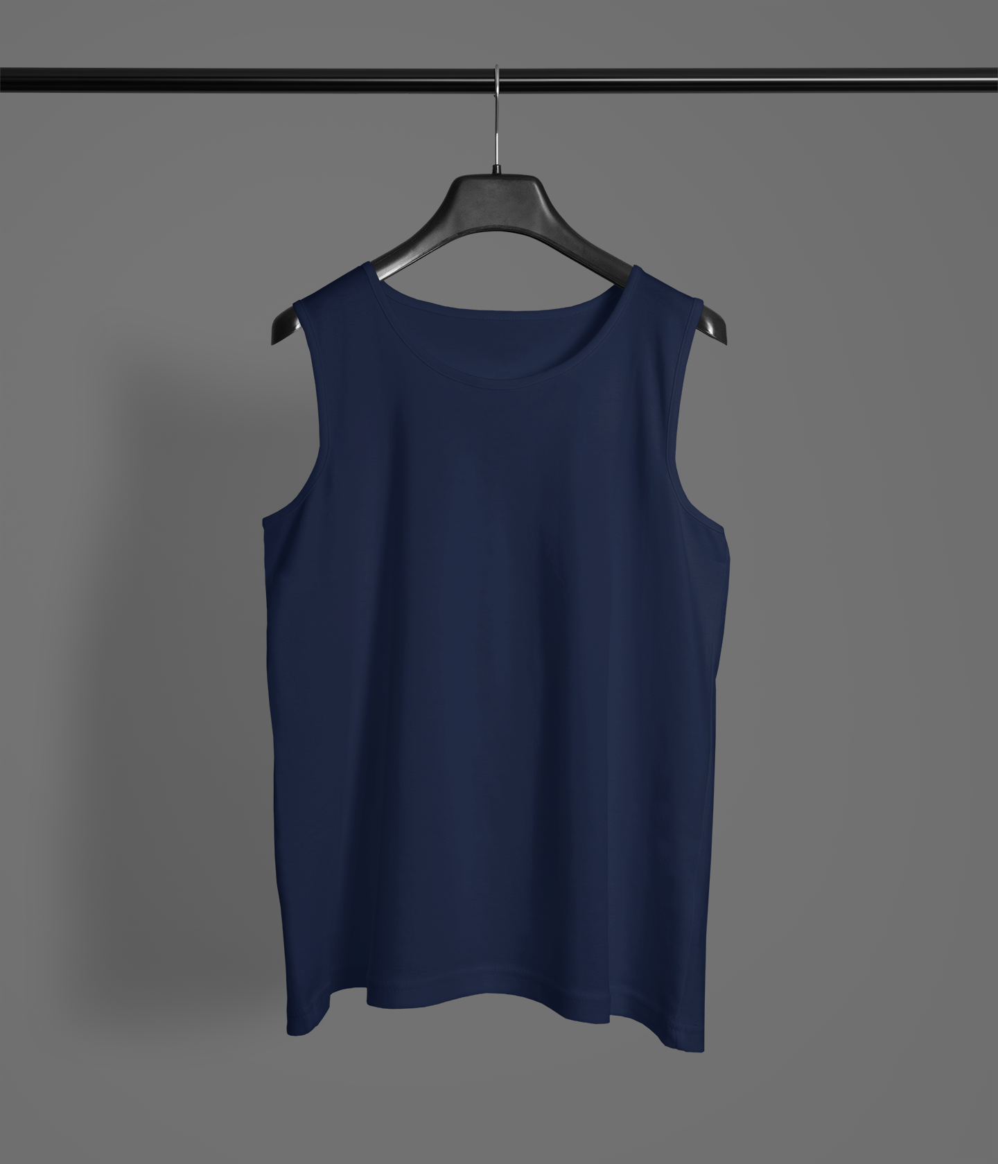 100% Cotton Tank Top in Heavy GSM #387 (Navy Blue)