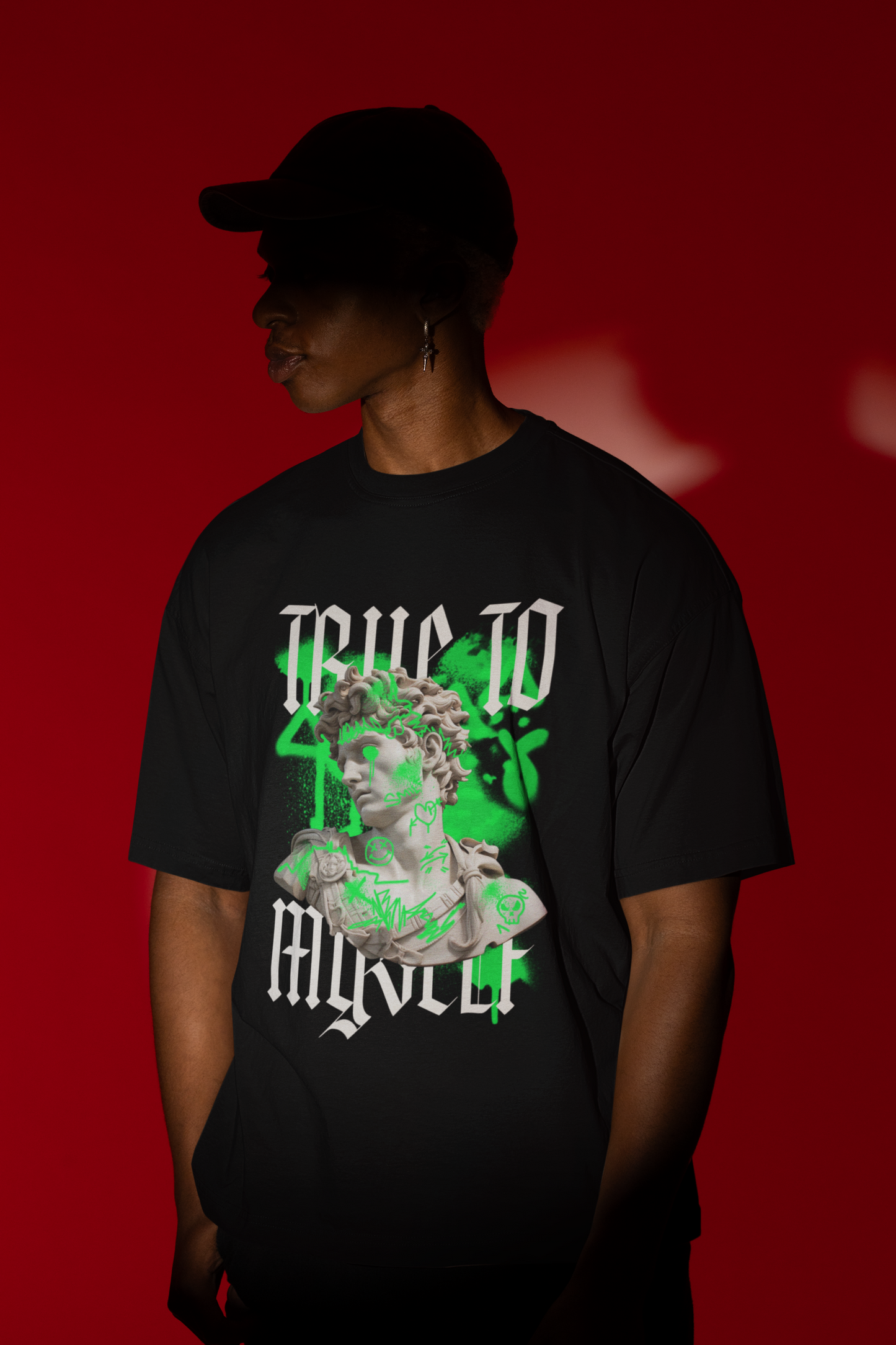 100% Organic Cotton Oversized Tee (220 GSM) #749