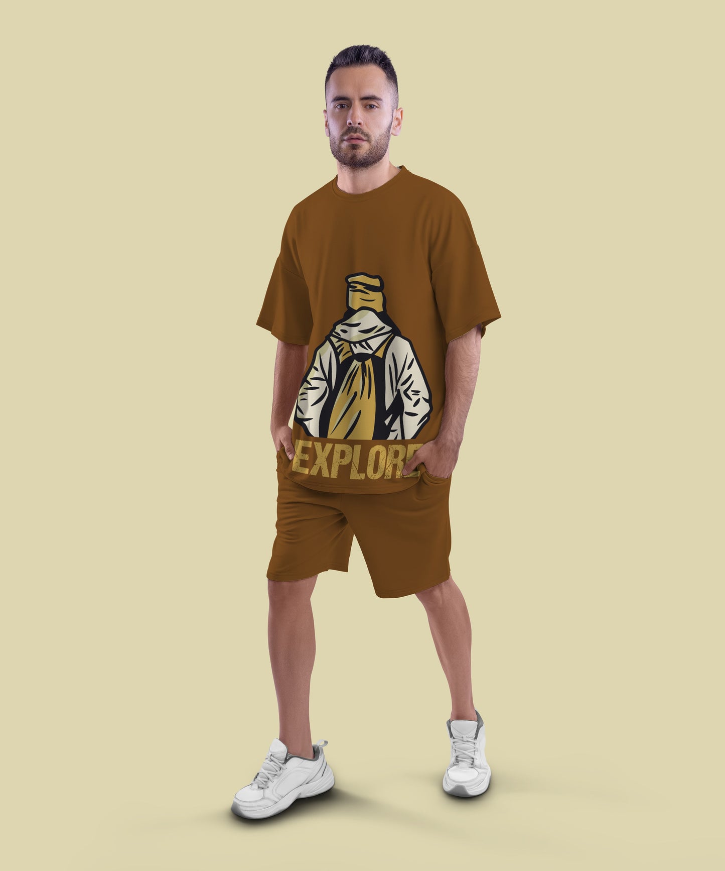 Oversized Tee & Shorts Co-ord Set #152
