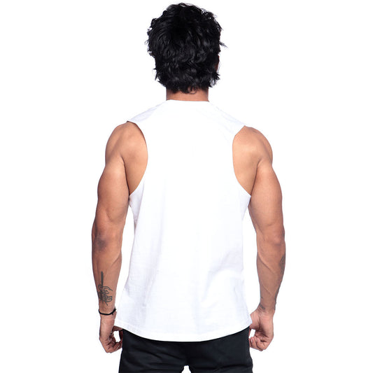 DeepArm White Tank Top (100% Organic Cotton) #42