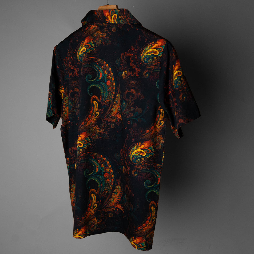 Hawaiian Shirt with Cuban Collar #141