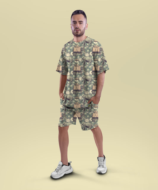 Oversized Tee & Shorts Co-ord Set #155