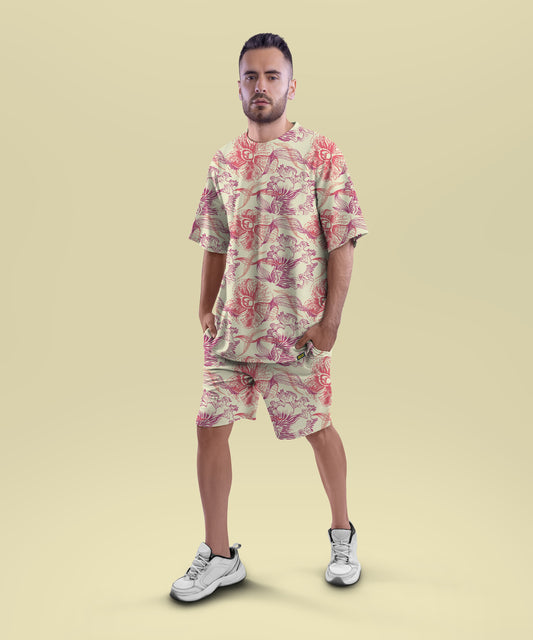 Oversized Tee & Shorts Co-ord Set #151