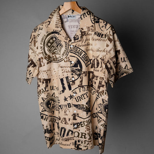 Hawaiian Shirt with Cuban Collar #137