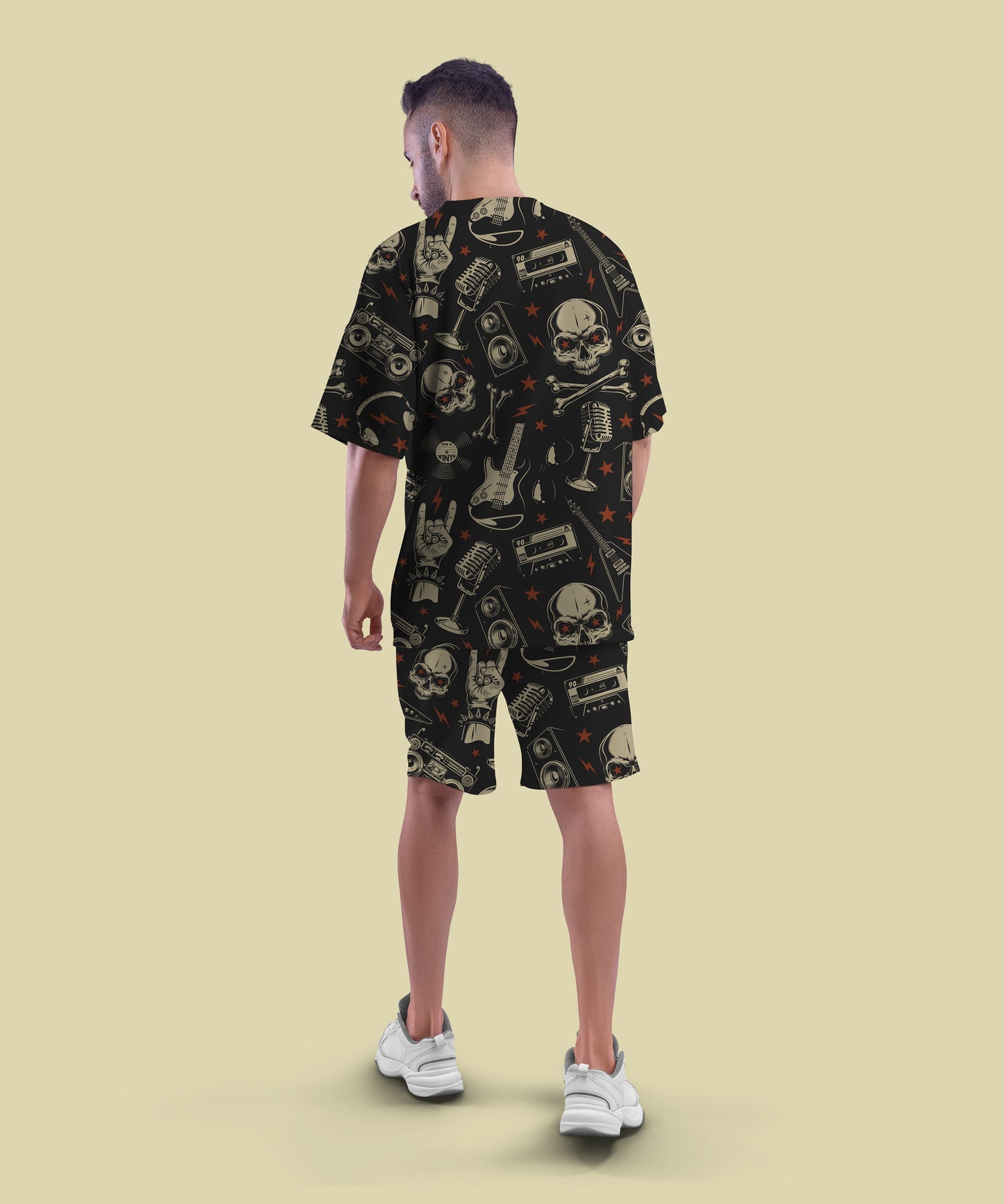Oversized Tee & Shorts Co-ord Set #161