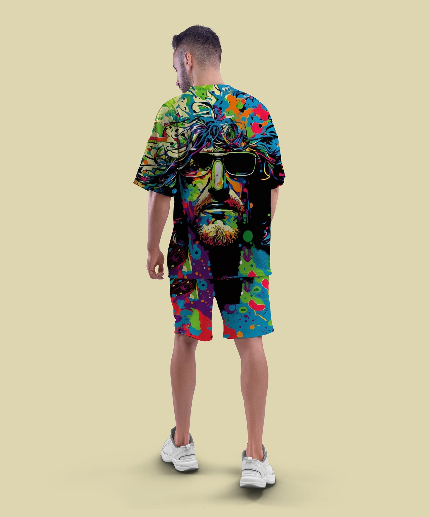 Oversized Tee & Shorts Co-ord Set #157