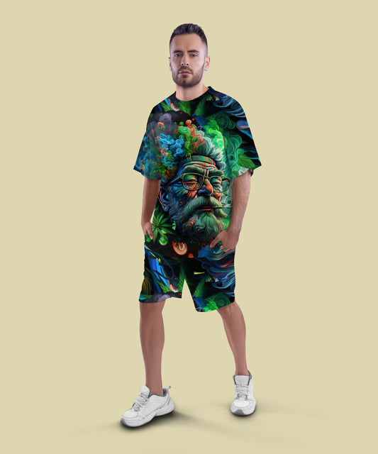 Oversized Tee & Shorts Co-ord Set #158