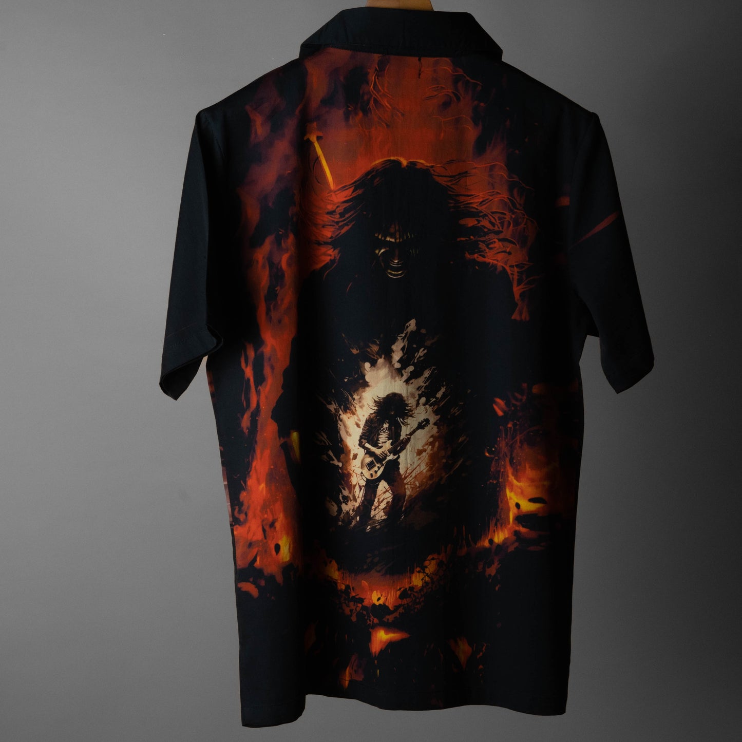 Premium Cotton Shirt with Cuban Collar #169
