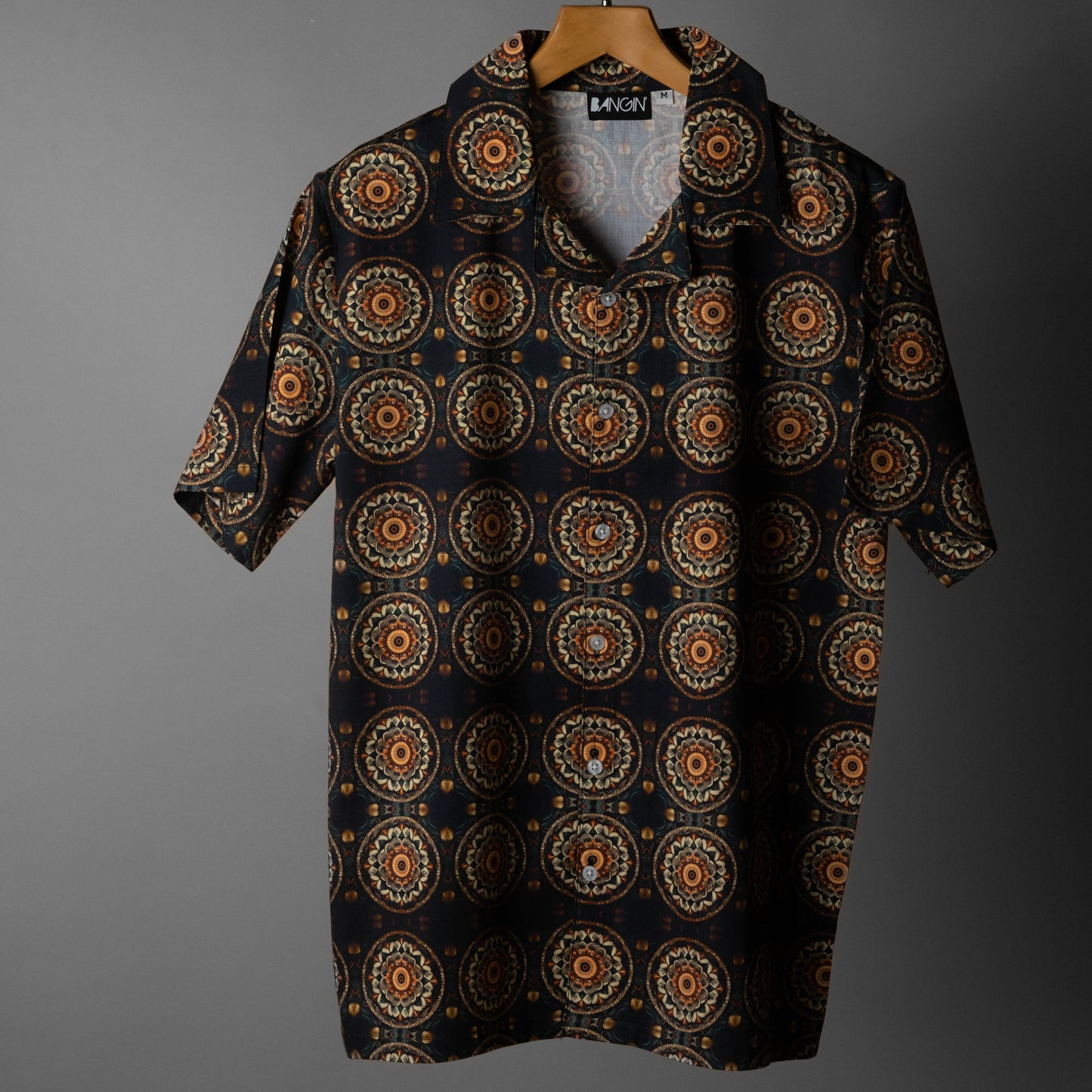 Hawaiian Shirt with Cuban Collar #211