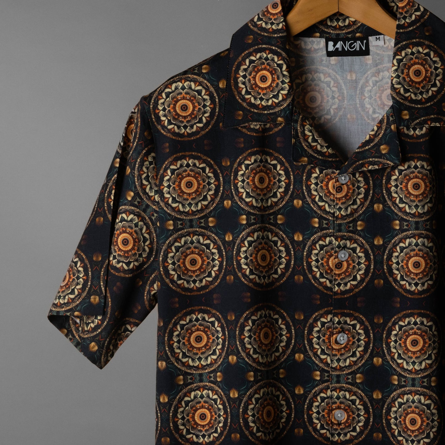 Hawaiian Shirt with Cuban Collar #211