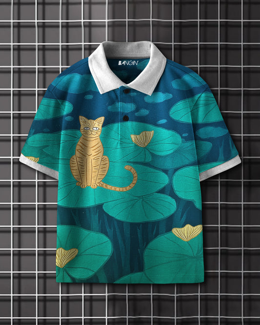 Printed Polo T-shirt #836