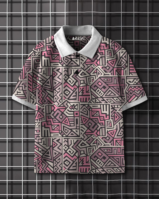 Printed Polo T-shirt #840