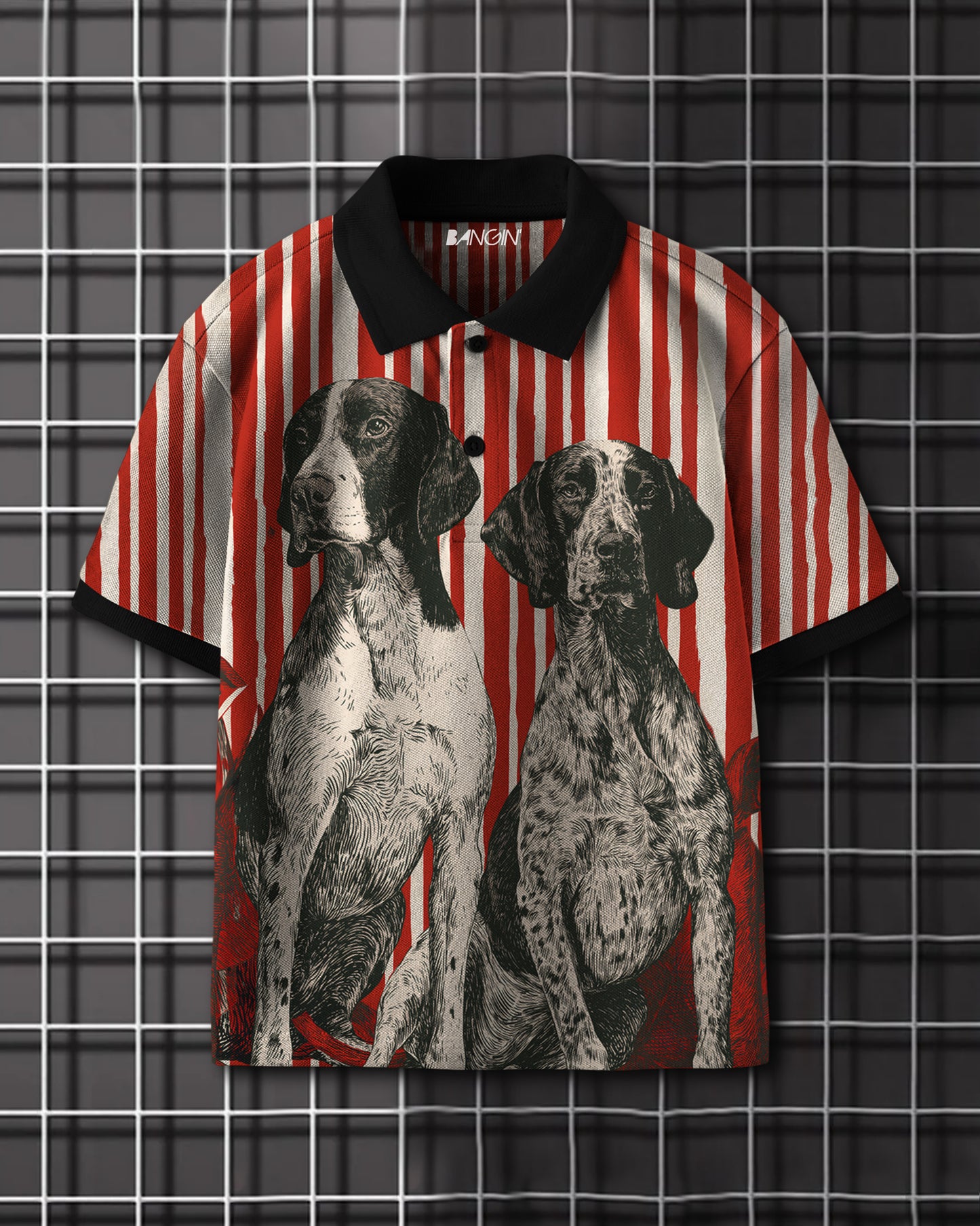 Printed Polo T-shirt #1146