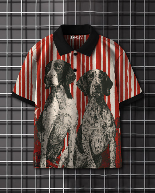 Printed Polo T-shirt #1146