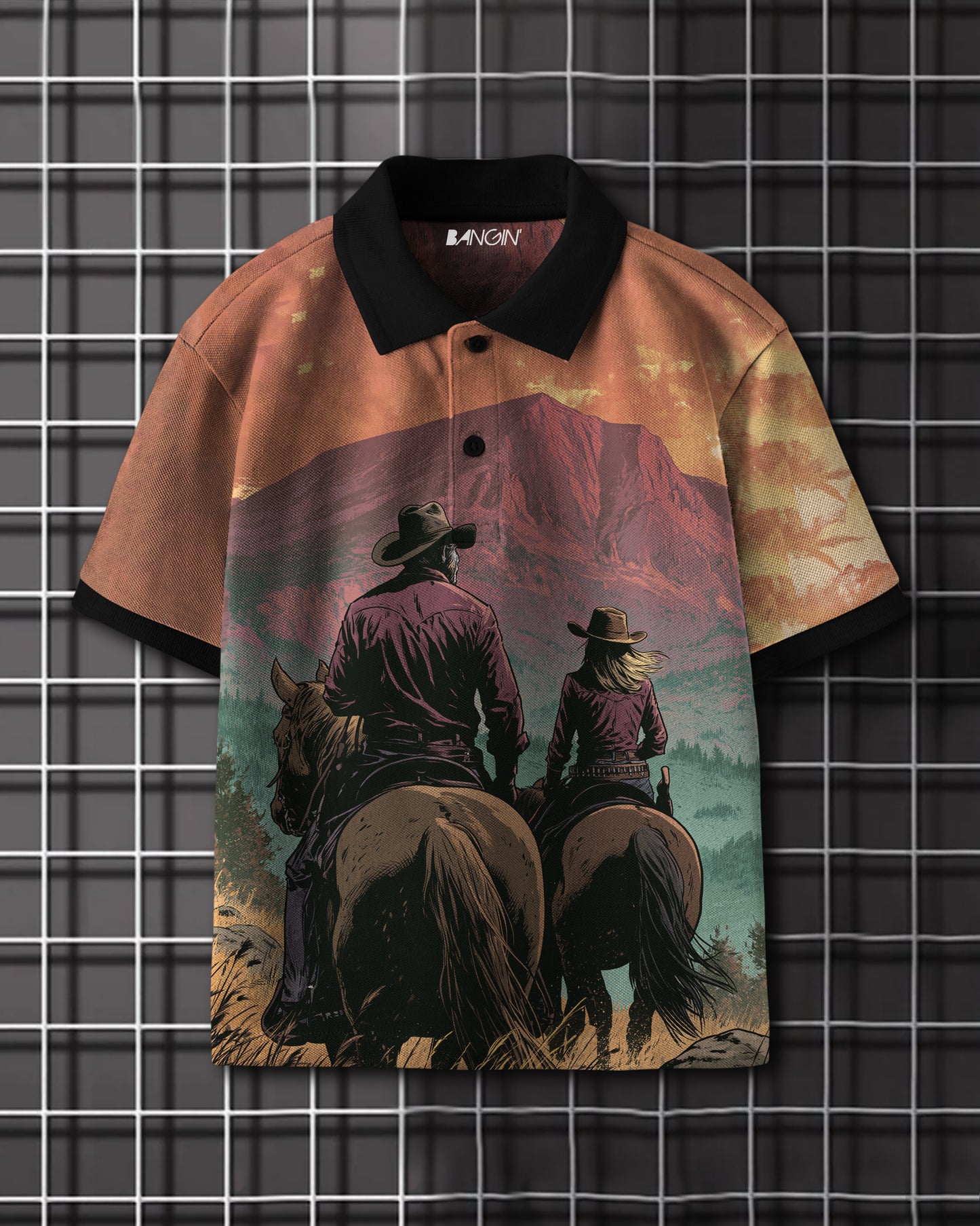 Printed Polo T-shirt #1163