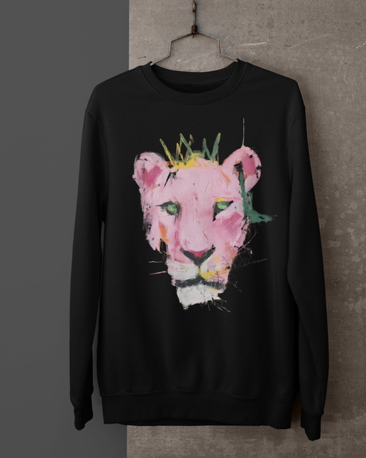 Premium Cotton Sweatshirt (Midnight Black) #940