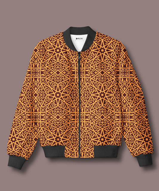 Printed Bomber Jacket #585