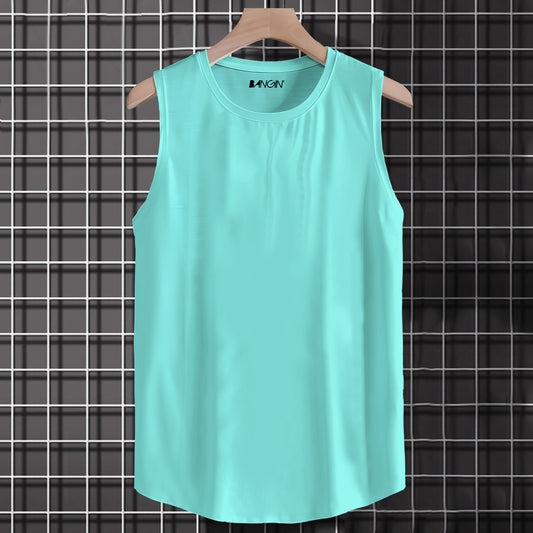 Super-Soft Cotton Tank Top #395 (Pale Turquoise)