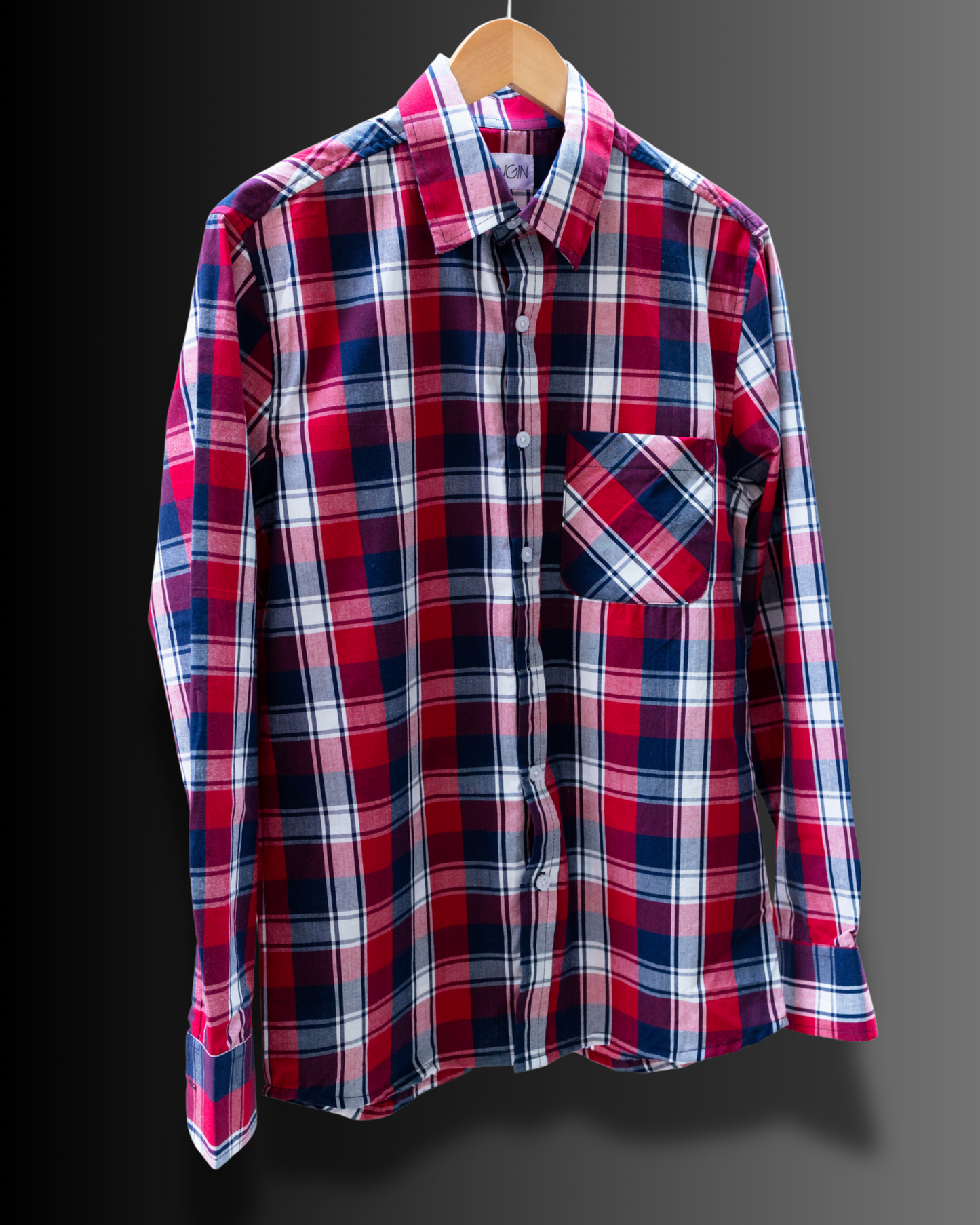 Redline Checks - Premium Plaid Shirt #1032