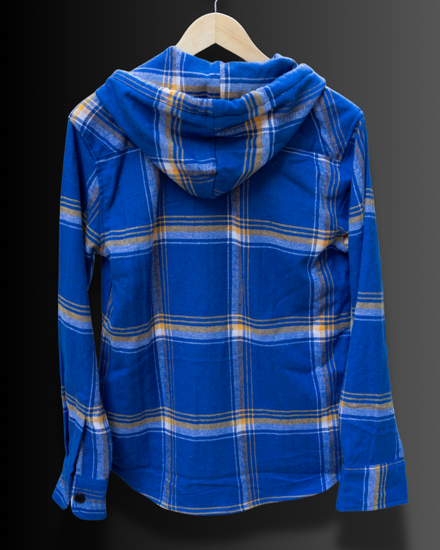 Blue Synch - Premium Flannel Hooded Shirt #978