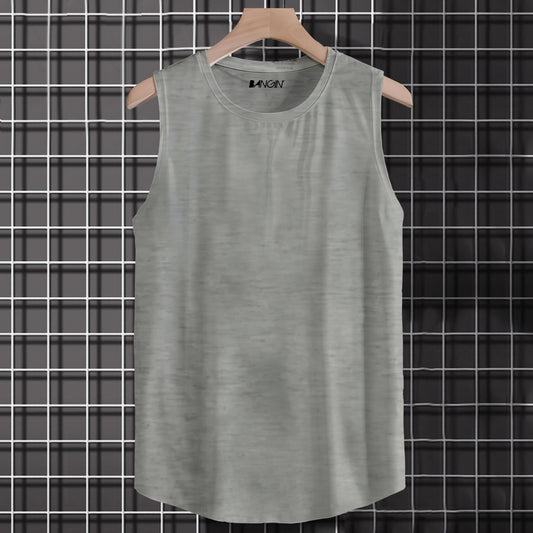 Super-Soft Cotton Tank Top #392 (Melange Grey)