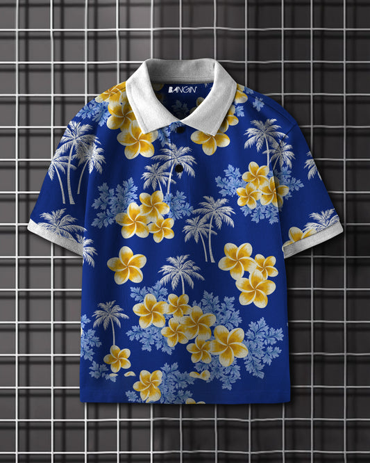 Printed Polo T-shirt #1158