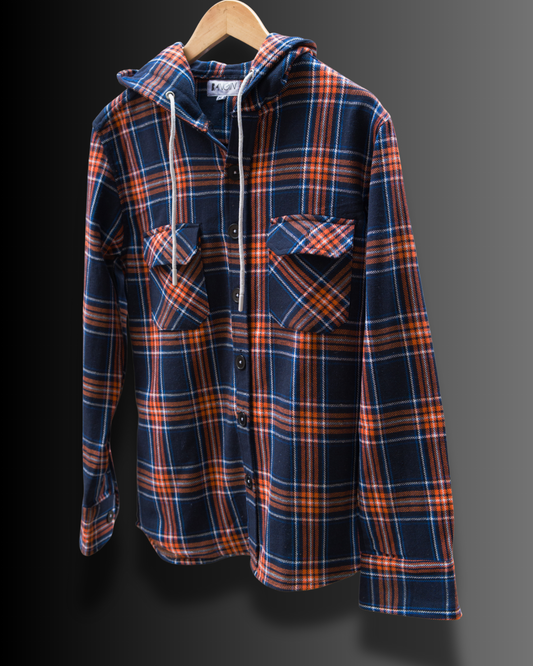 Premium Flannel Hooded Shirt #992