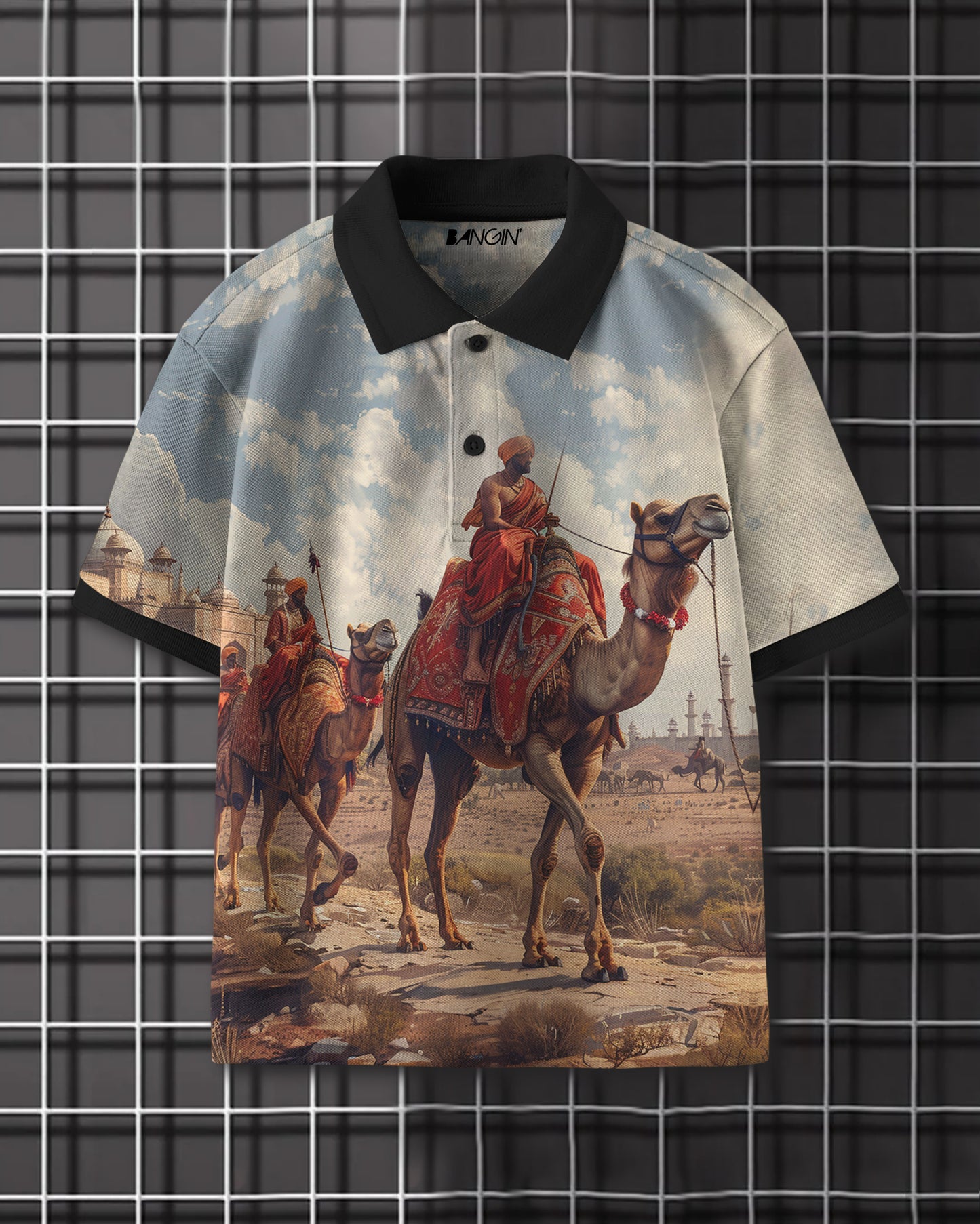 Printed Polo T-shirt #732