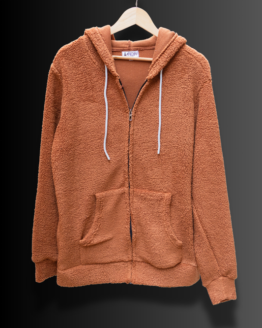 Teddy Zip-Up Hoodie #963