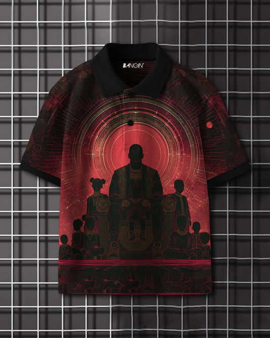 Printed Polo T-shirt #1147